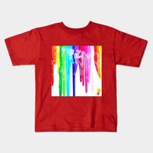 over the rainbow,Paint game Kids T-Shirt